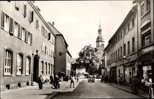 Ak Borna in Sachsen, Ernst Thälmann Straße