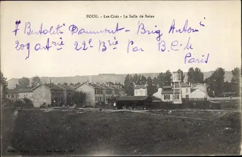 Ak Foug Meurthe et Moselle, Les Cites, La Salle de Bains