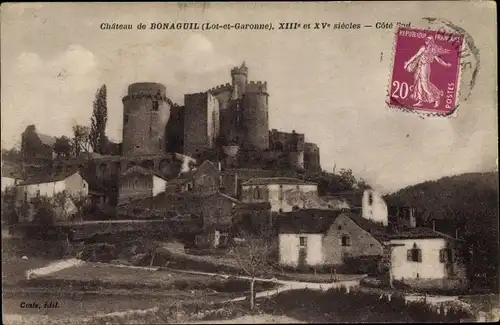 Ak Bonaguil Lot et Garonne, Le Chateau