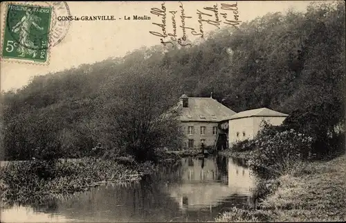 Ak Cons la Grandville Meurthe et Moselle, Le Moulin