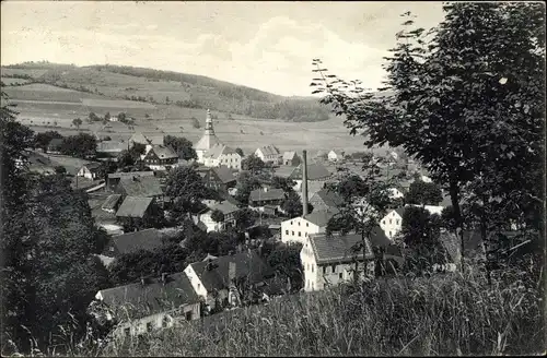 Ak Seiffen im Erzgebirge, Blick auf den Ort