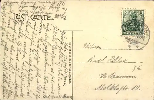 Ak Roderbirken Leichlingen im Rheinland, Partie an der Heilstätte