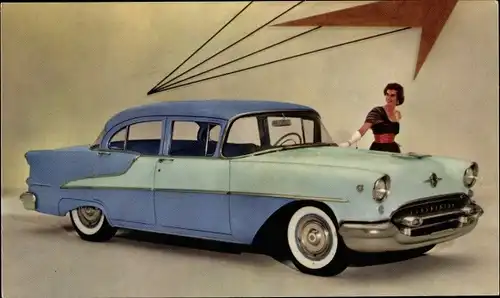 Ak Super 88 four door Sedan, Trader Motor Sales, Dixon Illinois, Reklame