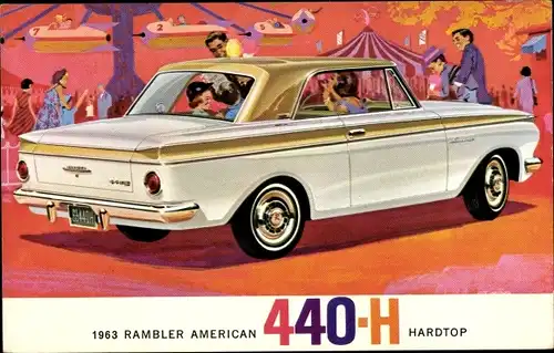 Künstler Ak 1963 Rambler American 440 H Hardtop