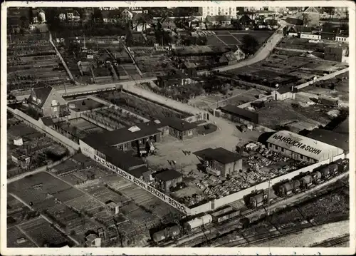 Ak Hamburg Altona, Lager und Großtankanlagen Firma R. H. J. Wahrlich und Sohn, Brüderstr. 28