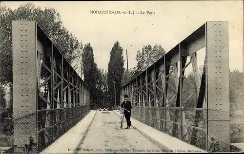 Ak Morannes Maine et Loire, Le Pont