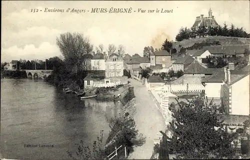 Ak Mûrs Erigné Maine et Loire, Vue sur le Louet