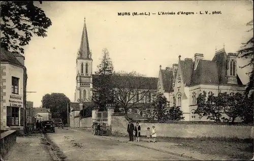 Ak Mûrs Erigné Maine et Loire, L'Arrivee d'Angers