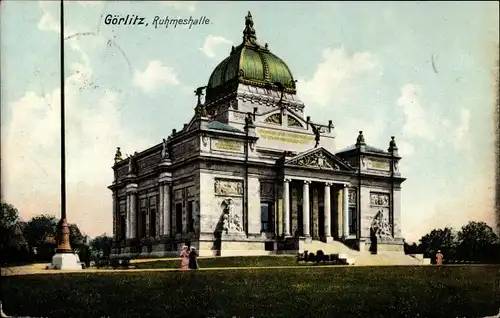 Ak Görlitz in der Lausitz, Ruhmeshalle