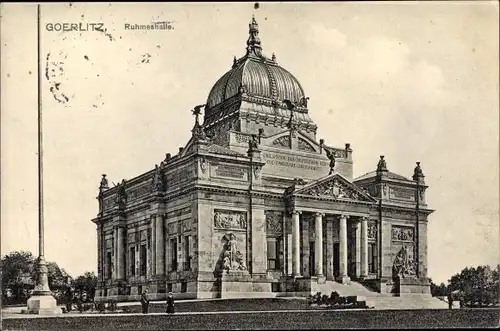 Ak Görlitz in der Lausitz, Ruhmeshalle