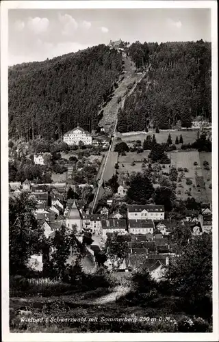 Ak Bad Wildbad im Schwarzwald, Panorama, Sommerberg