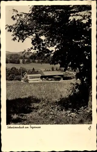 Ak Schwärzenbach Gmund am Tegernsee Oberbayern, Panorama