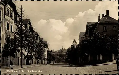 Ak Waldheim in Sachsen, Schillerstraße