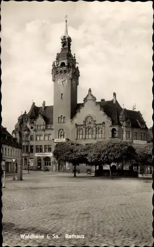 Ak Waldheim in Sachsen, Rathaus