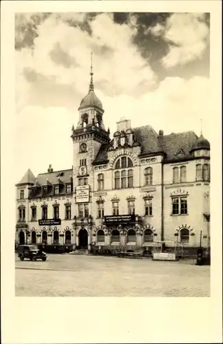 Ak Bad Lausick in Sachsen, Rathaus, Post