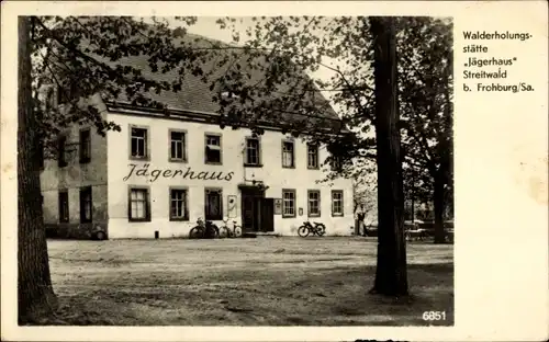 Ak Streitwald Frohburg in Sachsen, Walderholungsstätte Jägerhaus