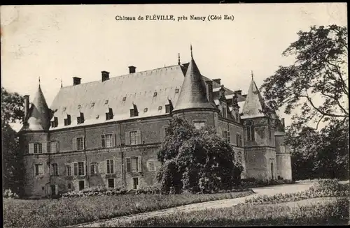 Ak Nancy Meurthe et Moselle, Chateau de Fleville