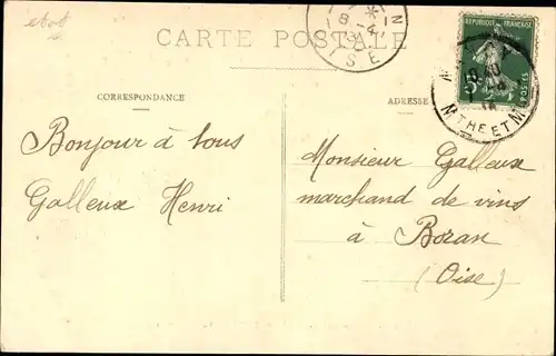 Ak Bosserville Meurthe et Moselle, La Chartreuse