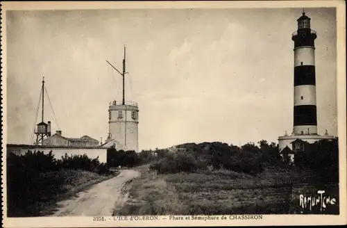 Ak Chassiron Saint Denis d'Oléron Charente Maritime, Phare et Semaphore