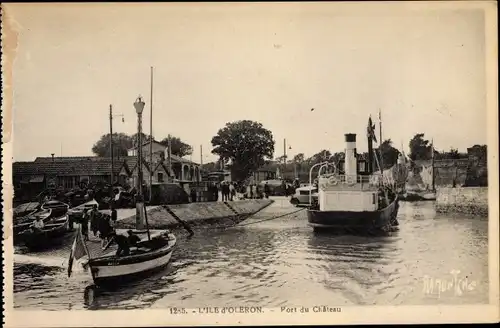 Ak Saint Denis d'Oléron Charente Maritime, Port du Chateau