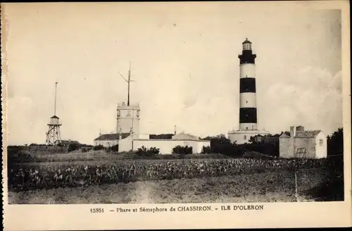 Ak Chassiron Saint Denis d'Oléron Charente Maritime, Phare et Semaphore
