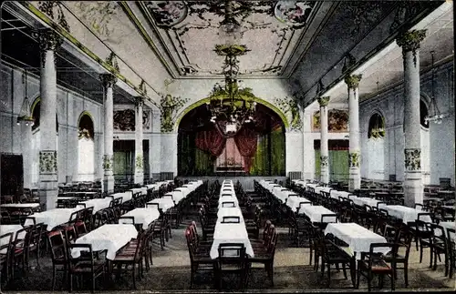 Ak Hohndorf im Erzgebirgsvorland, Gasthof "Deutsches Haus", Ballsaal, Besitzer Louis Wagner