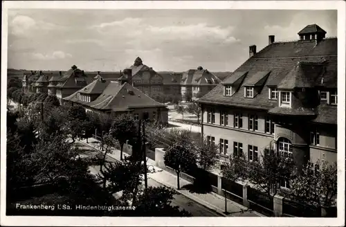 Ak Frankenberg an der Zschopau Sachsen, Hindenburgkaserne