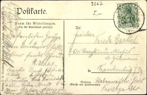 Ak Frankenberg an der Zschopau, Realschule