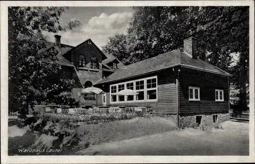 Ak Lauter Bernsbach im Erzgebirge, Gaststätte Waldhaus Lauter