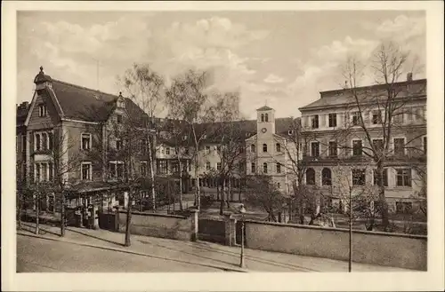 Ak Dresden Neustadt, Evangelisch lutherische Diakonissenanstalt, Bautzner Straße