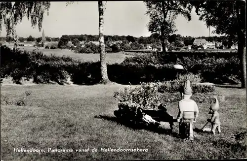 Ak Hellendoorn Overijssel, Panorama vanaf de Hellendoornseberg