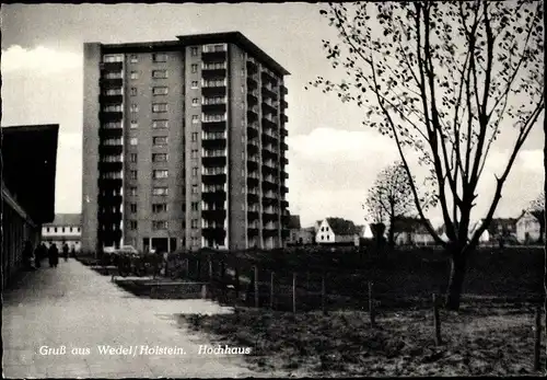 Ak Wedel im Kreis Pinneberg, Hochhaus