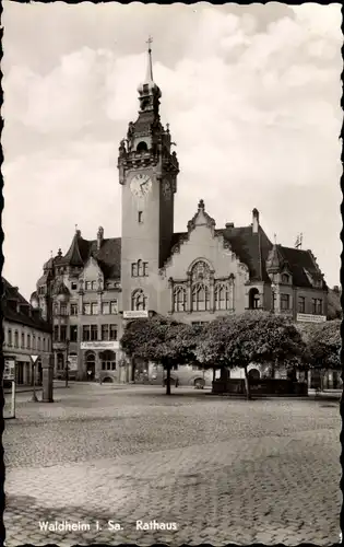 Ak Waldheim in Sachsen, Rathaus