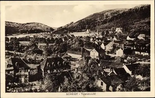 Ak Scheidt Saarbrücken Saarland, Panorama