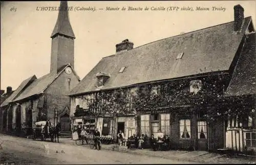 Ak L'Hôtellerie Calvados, Manoir de Blanche de Castille, Maison Trosley