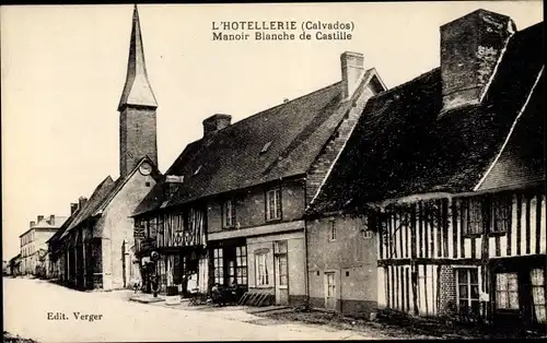 Ak L'Hôtellerie Calvados, Manoir Blanche de Castille