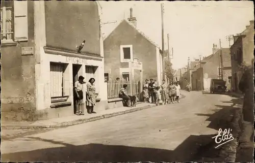 Ak Hermanville sur Mer Calvados, La Rue principale