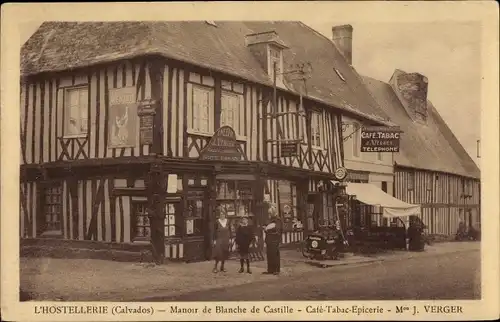 Ak L'Hôtellerie Calvados, Manoir de Blanche de Castille