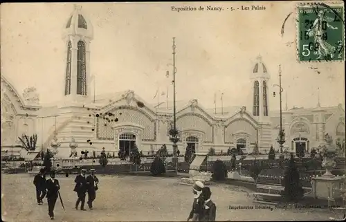 Ak Nancy Meurthe et Moselle, Exposition, Les Palais