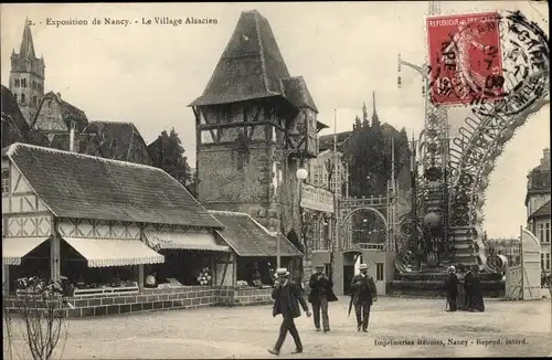 Ak Nancy Meurthe et Moselle, Exposition, Le Village Alsacien