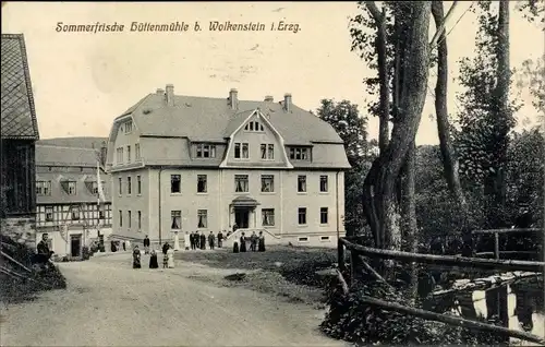 Ak Wolkenstein im Erzgebirge, Hüttenmühle