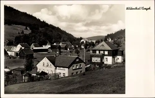 Ak Wildenthal Eibenstock im Erzgebirge, Teilansicht