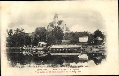 Ak Montreuil sur Maine Maine-et-Loire, L'Eglise