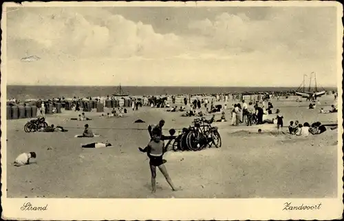 Ak Zandvoort Nordholland, Strandgezicht