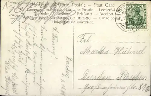 Ak Mann mit Bierkrug und Pfeife