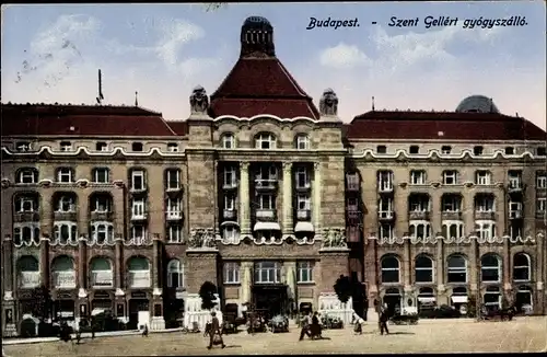 Ak Budapest Ungarn, Szent Gellert gyogyszallo, Sankt Gellert Kurhotel