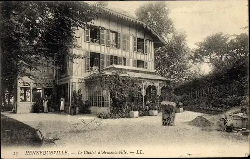 Ak Hennequeville Calvados, Le Chalet d'Armenonville