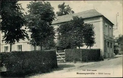 Ak Hennequeville Calvados, Hotel Launay