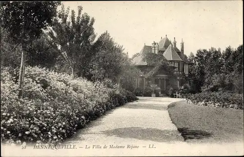 Ak Hennequeville Calvados, La Villa de Madame Rejane