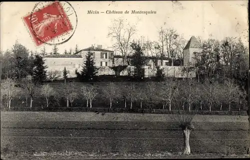 Ak Mezin Loupillon Lot et Garonne, Chateau de Montesquieu